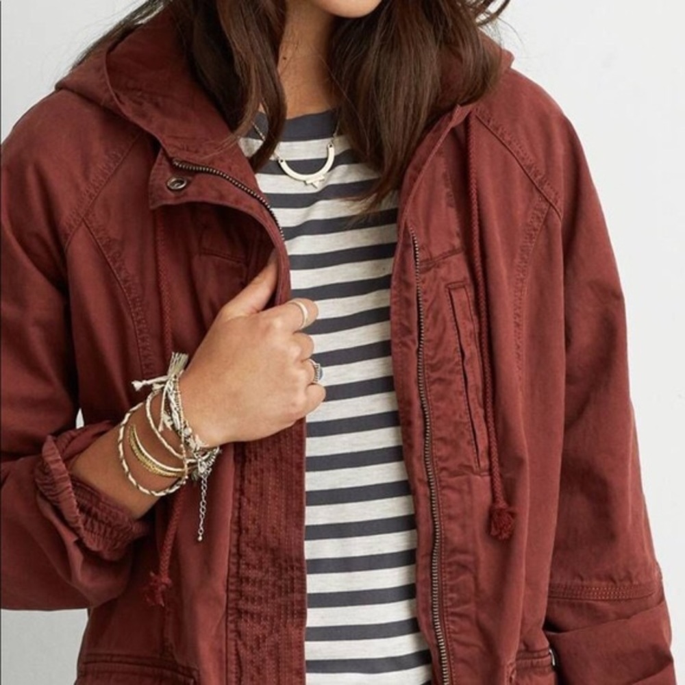American eagle rust utility jacket